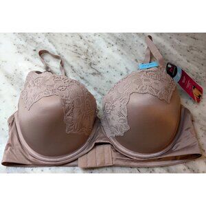 NEW Maidenform Comfort Devotion Your Lift Underwire Bra Lace DM1195 Push up 38C